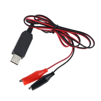 USB 5 V DC 4.5 V Klip Güç Kaynağı Hattı C D AA AAA Pil Eliminator 200 cm