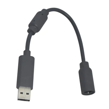 Xbox 360 için Kablolu Denetleyici Gamepad USB Ayrılıkçı Uzatma Kablosu PC Dönüştürücü adaptör kablosu PC Oyun Bağlantısı