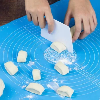 Yapışmaz Silikon Mat KitchenThickened Gıda Sınıfı Kaymaz Yoğurma Pastrt Kurulu Pişirme Pedi Bakware Aracı