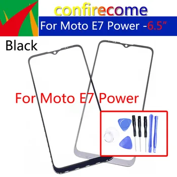 Yedek Motorola Moto E7 Güç XT2097 E7Power LCD Ön Dokunmatik Ekran Cam Dış Lens