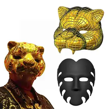Yeni Kalamar Oyunu Maske Kostüm Cosplay Yuvarlak Altı Siyah Kare Daire Üçgen Plastik Kask Maskeleri Cadılar Bayramı Masquerade Parti Sahne