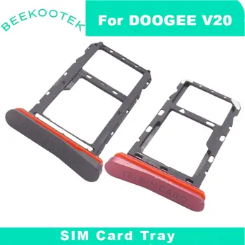 Yeni Orijinal DOOGEE V20 SİM Kart Tepsi Yuvası Sim kart tutucu Yedek Onarım Yedek Aksesuarları Parçaları DOOGEE V20 Smartphone