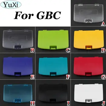 YuXi Yedek Nintendo GameBoy Color için Pil Kapağı kapak GBC Oyun Konsolları Pil Kapağı Paketi Arka Kapı Kabuk