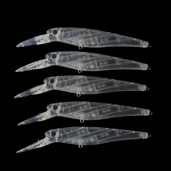 Şeffaf Boş Vücut Mino 15Cm / 15.83 g Cazibesi olta takımı Deniz Balıkçılığı Büyük balık yemi Plastik Wobbler Uzun Atış Trolling Luya Cazibesi
