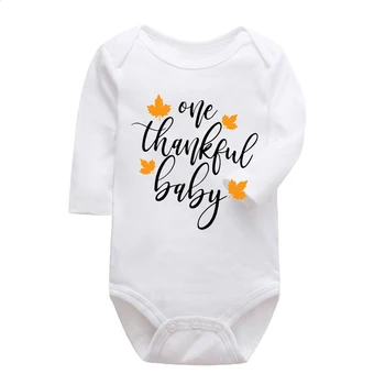 Şükran günü Aile T Shirt Bir Müteşekkir Türkiye Yenidoğan Erkek Bebek Giysileri Bir Müteşekkir Bebek Sonbahar Güz Kız Yürümeye Başlayan Kıyafetler